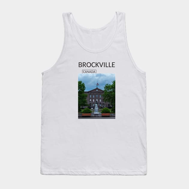 Brockville Ontario Canada Souvenir Present Gift for Canadian T-shirt Apparel Mug Notebook Tote Pillow Sticker Magnet Tank Top by Mr. Travel Joy